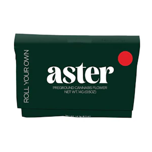 Aster - Lemon Durban Haze (S) | 14g Pre-Ground Roll Your Own Flower | Aster