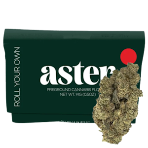 Aster - Saffron (I) | 14g Pre-Ground Roll Your Own Flower | Aster