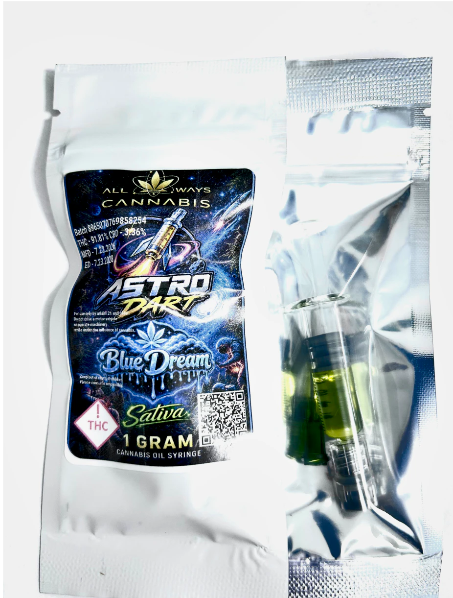 All Ways - Blue Dream (1G) | Cannabis Oil Syringe | Sativa Main Image