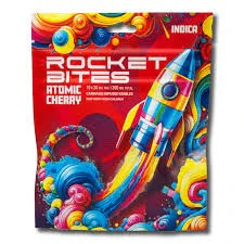 Distro 10 - Distro 10 Rocket Bites-Atomic Cherry-200mg gummies Main Image