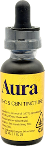 Aura - 2:1 THC:CBN 1600mg 30ml Tincture - Aura