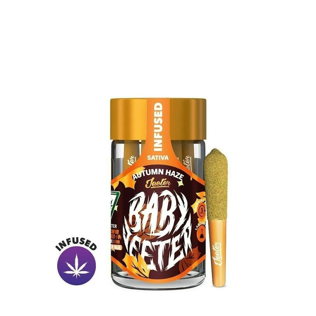 Jeeter - Jeeter Baby Jeeter Infused Autumn Haze Limited Edition 5-Pack Pre-Rolls 2.5g Main Image