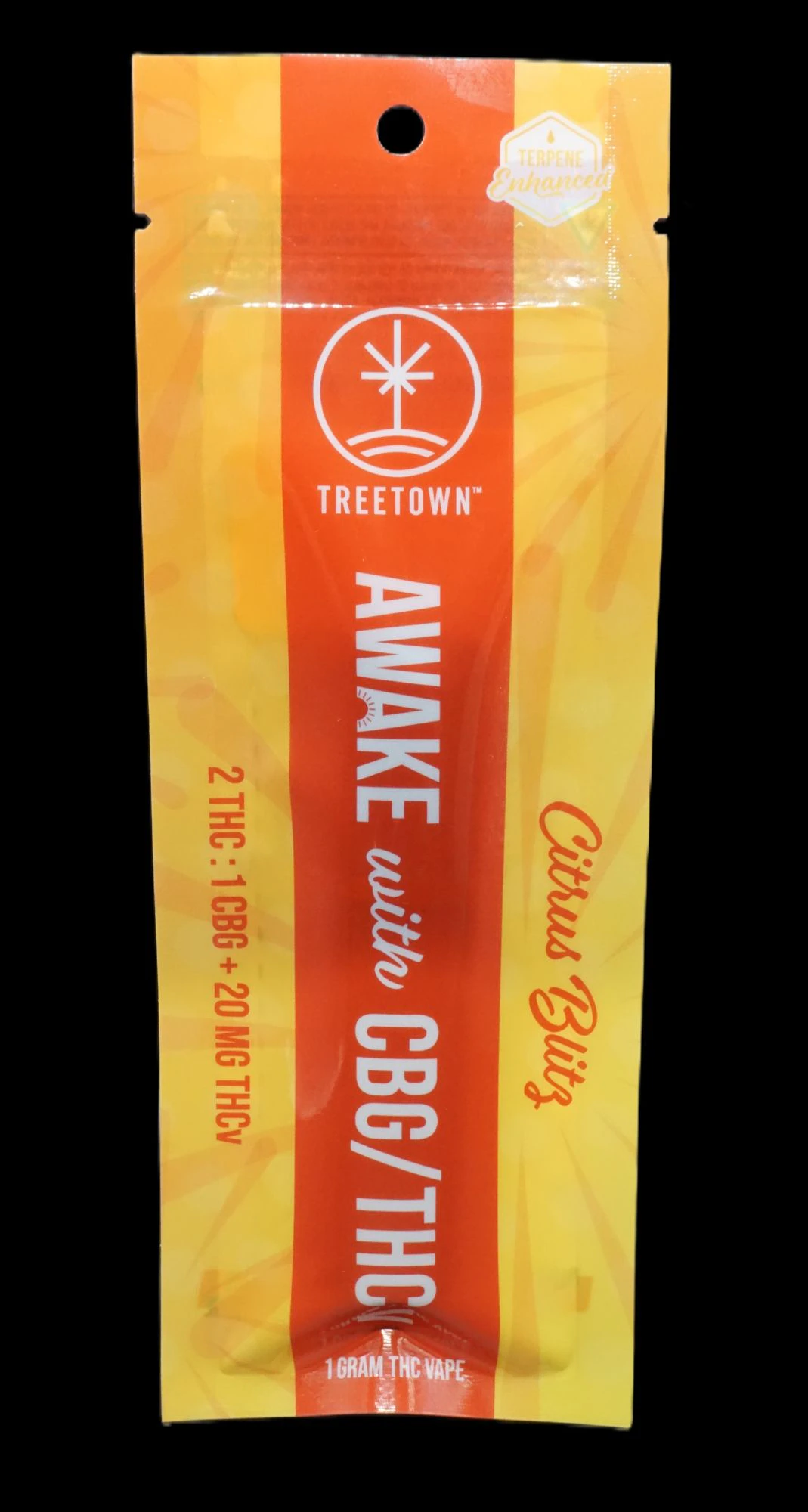 Treetown - Ratio Vapes - Awake W/ CBG+THCv - Citrus Blitz - 1g Main Image