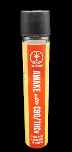 TREETOWN - 1.0g Enhanced Prerolls - Guava Bars 21.11% - Awake W/ 2:1 +20 THC:CBG:THCv
