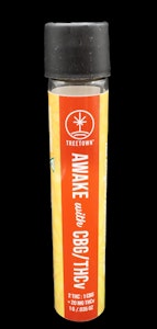 TREETOWN - 1.0g Enhanced Prerolls - Guava Bars 21.11% - Awake W/ 2:1 +20 THC:CBG:THCv