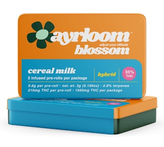AYRLOOM - Cereal Milk | Infused | Preroll Pack | 5pk/3g (Ayrloom)