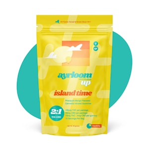 AYRLOOM - "Up" Island Time Pineapple Mango - 100mg Gummies