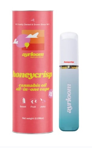 ayrloom - Honeycrisp -Hybrid- 90.00% THC | 1g All-In-One (Vape Pen) | Ayrloom    -g3 back