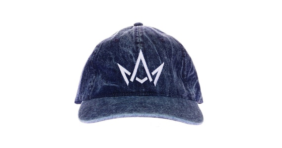 MARCH AND ASH - March And Ash - Denim Hat White Crown Logo - Dad Hat