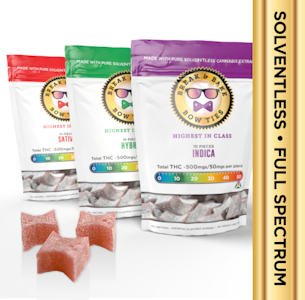 Arcadia Brands - 10pk 500mg Solventless Gummies - Indica