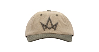 March and Ash -  Corduroy  Two Tone Hat with Crown Logo - Dad hat