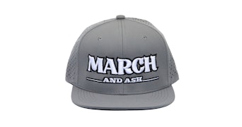 March and Ash - Grey Hat White Bold Logo - KAMEL