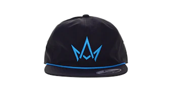 March and Ash - Black Nylon Steel Blue Crown - Snapback