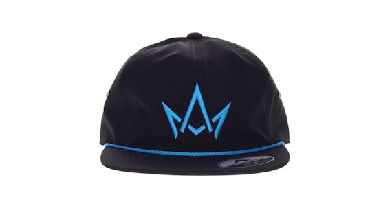 MARCH AND ASH - March and Ash - Black Nylon Steel Blue Crown - Snapback