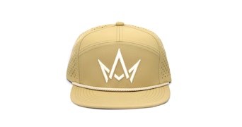 March and Ash - Tan Hat Cream Crown Logo - KAMEL