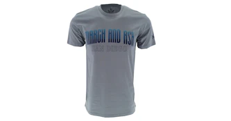 Unisex - Blue Ombre March and Ash Tee - Small