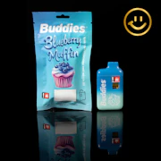 Buddies AiO | Blueberry Muffin Flavored Distillate | 2g
