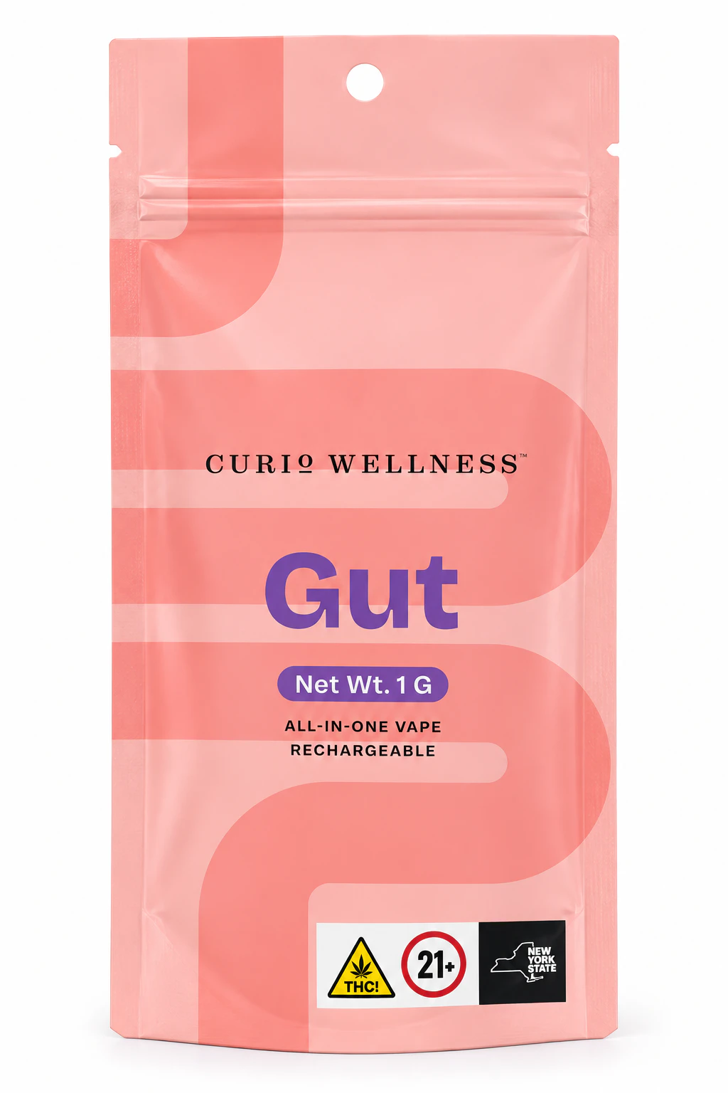 Curio Wellness™ - Curio | Gut | Calming Apple | Distillate Vape | AIO | 1.g Main Image