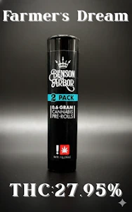 Benson Arbor - Benson Arbor | Preroll 2pk/1.2g [S] | Farmers Dream