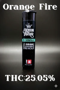Benson Arbor - Benson Arbor | Preroll 1pk/1g [H] | Orange Fire
