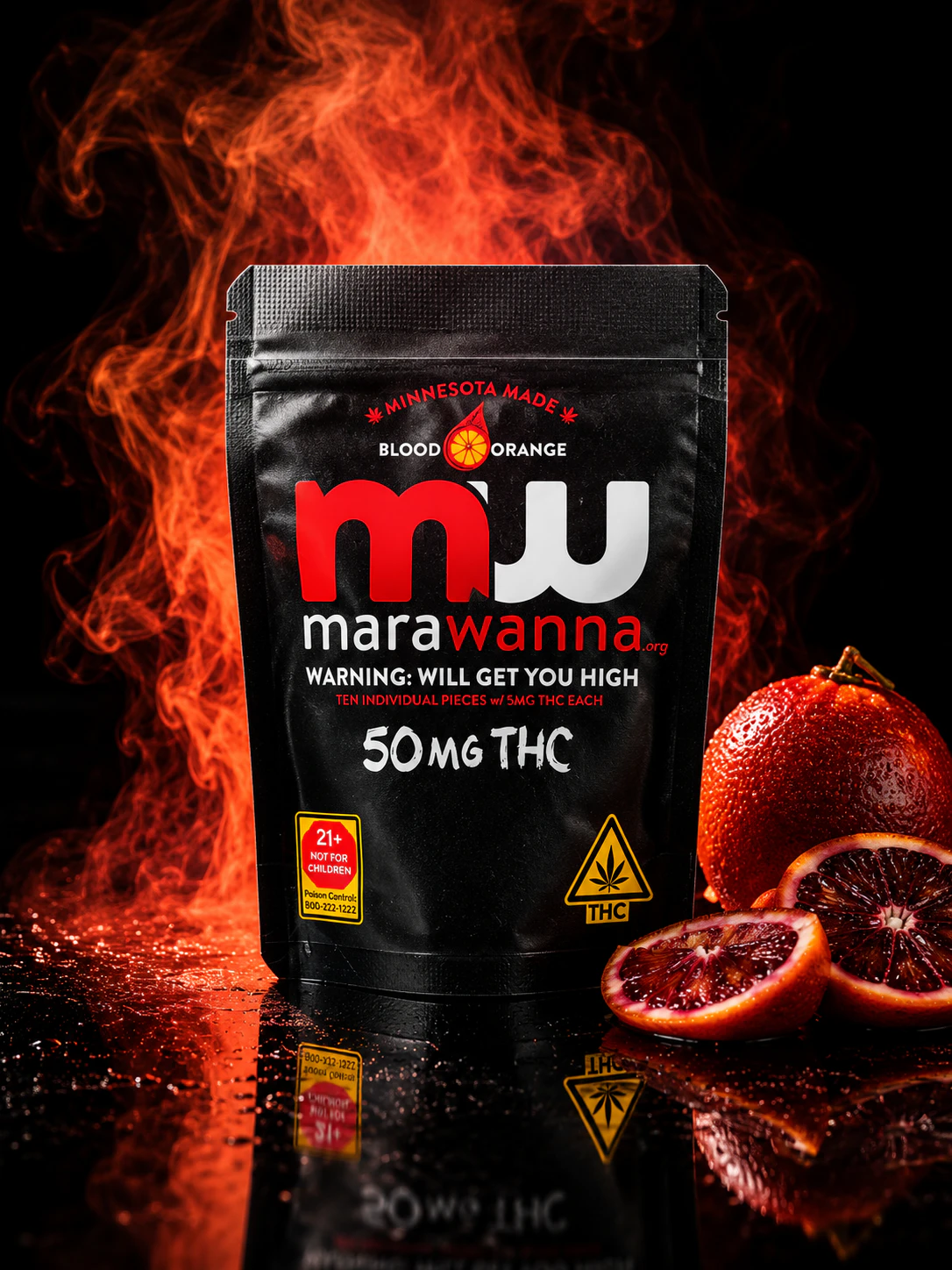 marawanna - marawanna- Blood Orange - 50 mg hemp Main Image