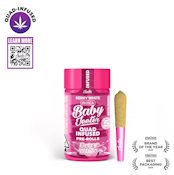 BABY JEETER - Infused Prerolls - Berry White - Quad Infused - 5PK - 2.5G
