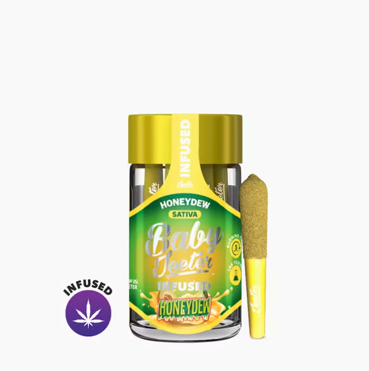 Jeeter - BABY JEETER - Infused Prerolls - Honeydew - Liquid Diamonds - 5PK - 2.5G Main Image