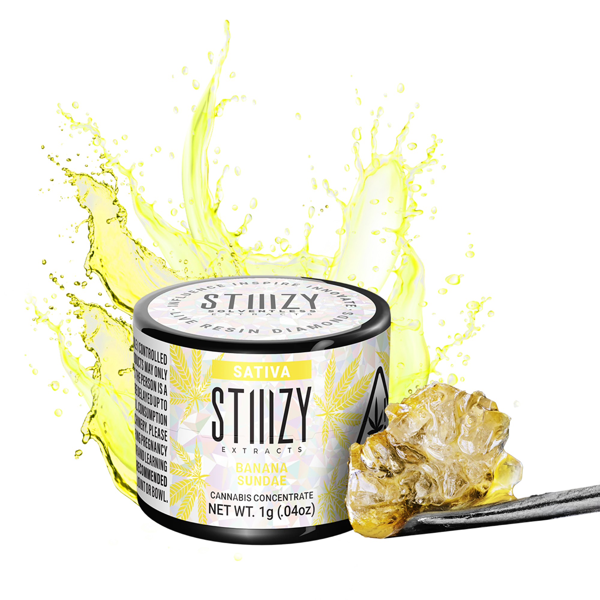 STIIIZY - 1g Banana Sundae / Live Resin Diamonds / STIIIZY Main Image