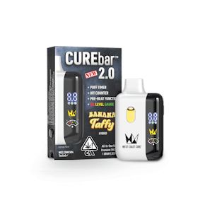 WCC | Disposable | CUREbar | Banana Taffy | 1g
