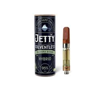 Jetty Extracts - Banana Bomb Solventless Cartridge 1g
