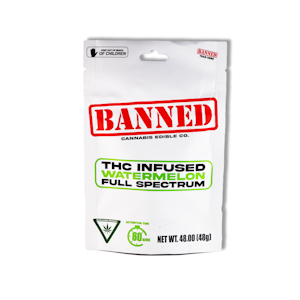 Banned - Banned - Watermelon NERDLESS - 200mg