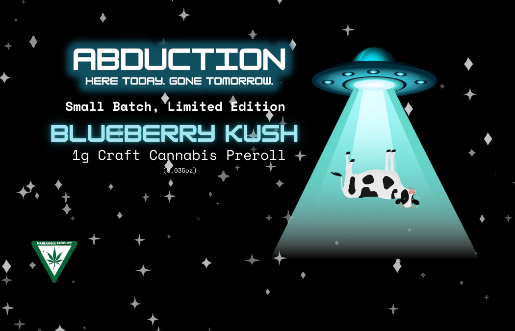 The Hempire Collective - THC - Blueberry Kush Abduction 1g Shake Preroll Main Image