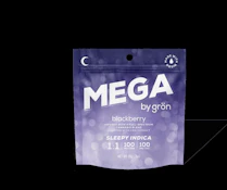 Grön | Blackberry Mega 1:1 (CBN:THC) Sleepy - 100mg Edible