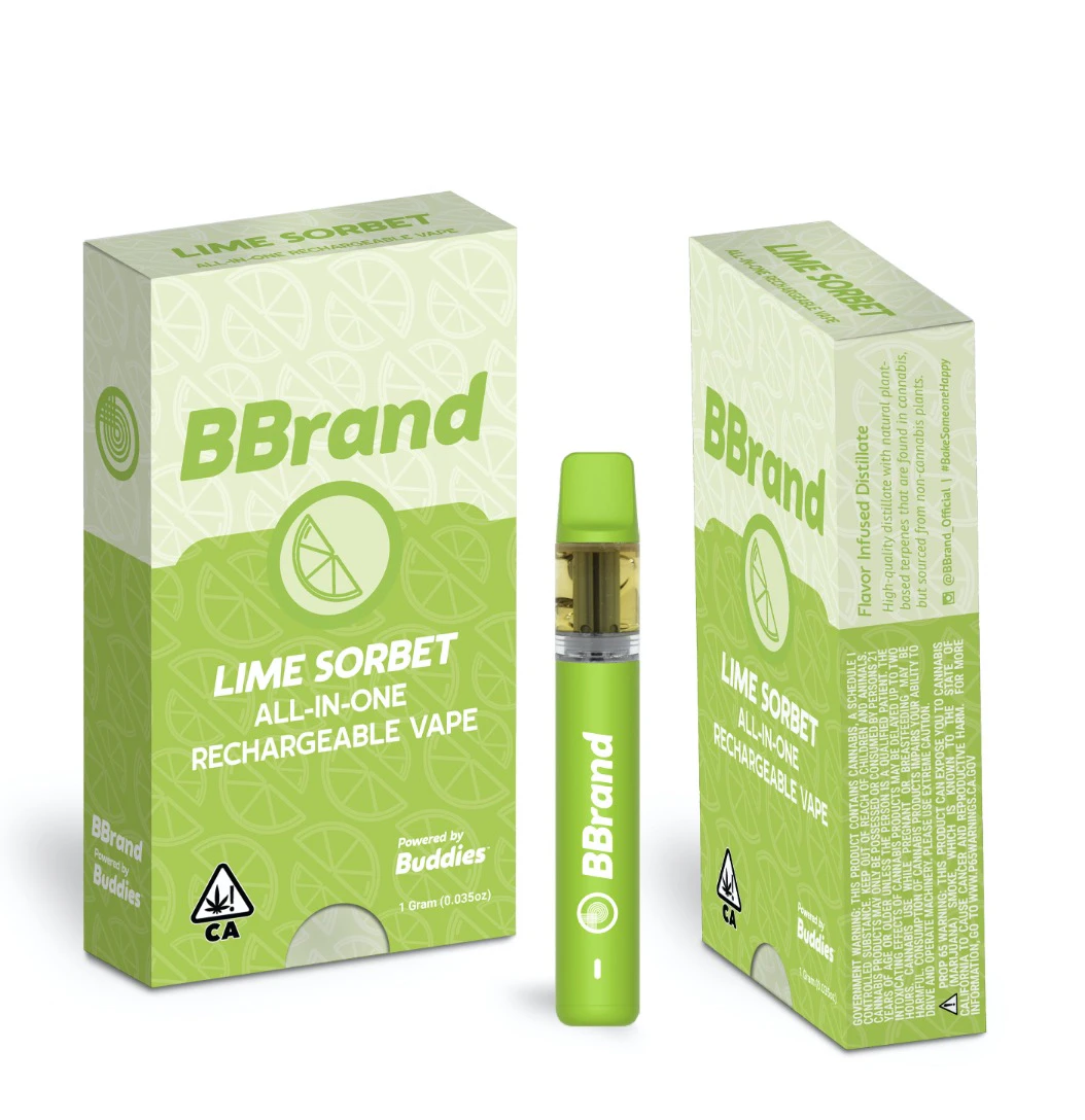 BBRAND - DISPOSABLE - LIME SORBET 1G - BBRAND Main Image