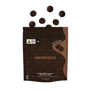 I AM GOODNESS - IAMGOODNESS- Dark Chocolate Buttons- 1mg/100mg