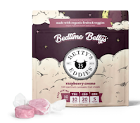 Bedtime Betty's Raspberry Creme 2pk Fruit Chews - 50mg