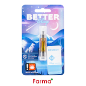 Better Effects REMEDY 1:2 Distillate Cartridge 1g