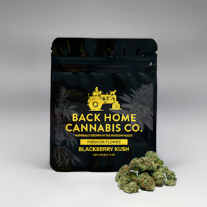 Back Home Cannabis Company - Back Home Cannabis Company - Blackberry Kush - 3.5g - Flower