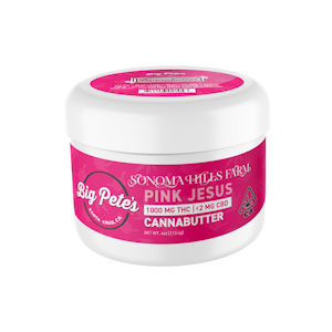 BIG PETES - BIG PETES | PINK JESUS CANNABUTTER | EDIBLE | 1000MG
