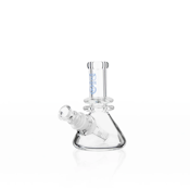 BIO Glass - 5 in. 14mm Mini Heavy Duty Blue Beaker Water Pipe
