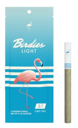 Prerolls - Light - 2:1 - CBD:THC - 3PK - 2.1G