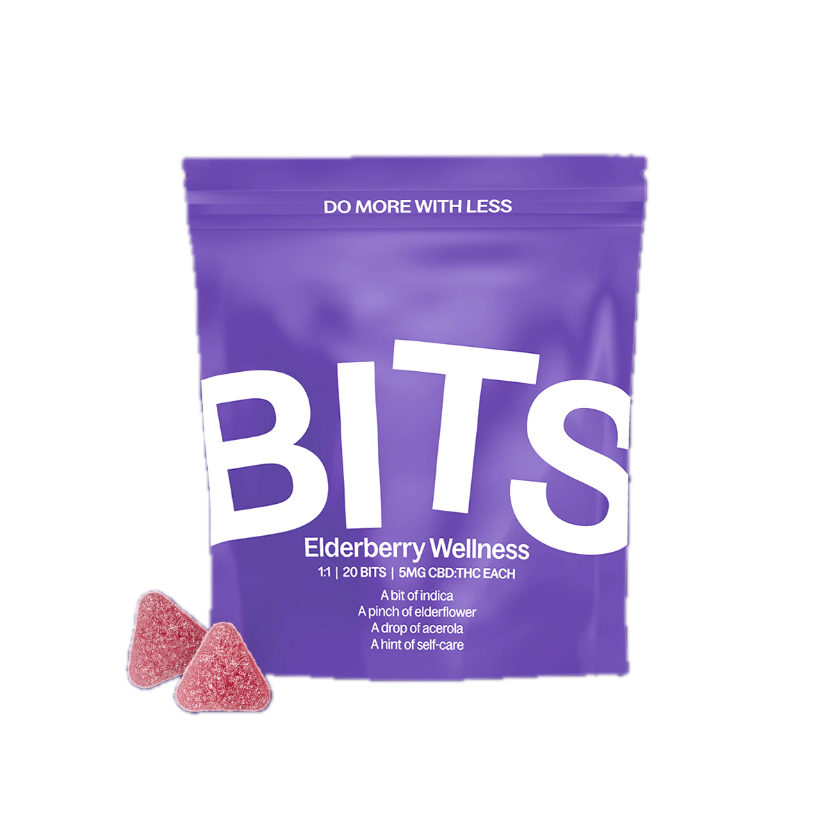 Encore - Elderberry Wellness 1:1 CBD:THC Bits Gummies 20pk 100mg Main Image
