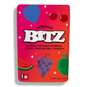 Bitz Original Gummies, Indica, 10 pack