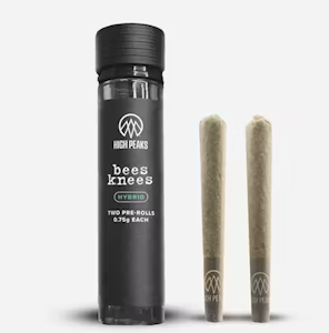 HIGH PEAKS (NY) - High Peaks | Pre-Roll | Bees Knees | 0.75G- 2pk Hybrid