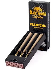 Black Mamba Cannabis - Black Mamba Blue Dream Infused Preroll Multi Pack (S) 4.5g