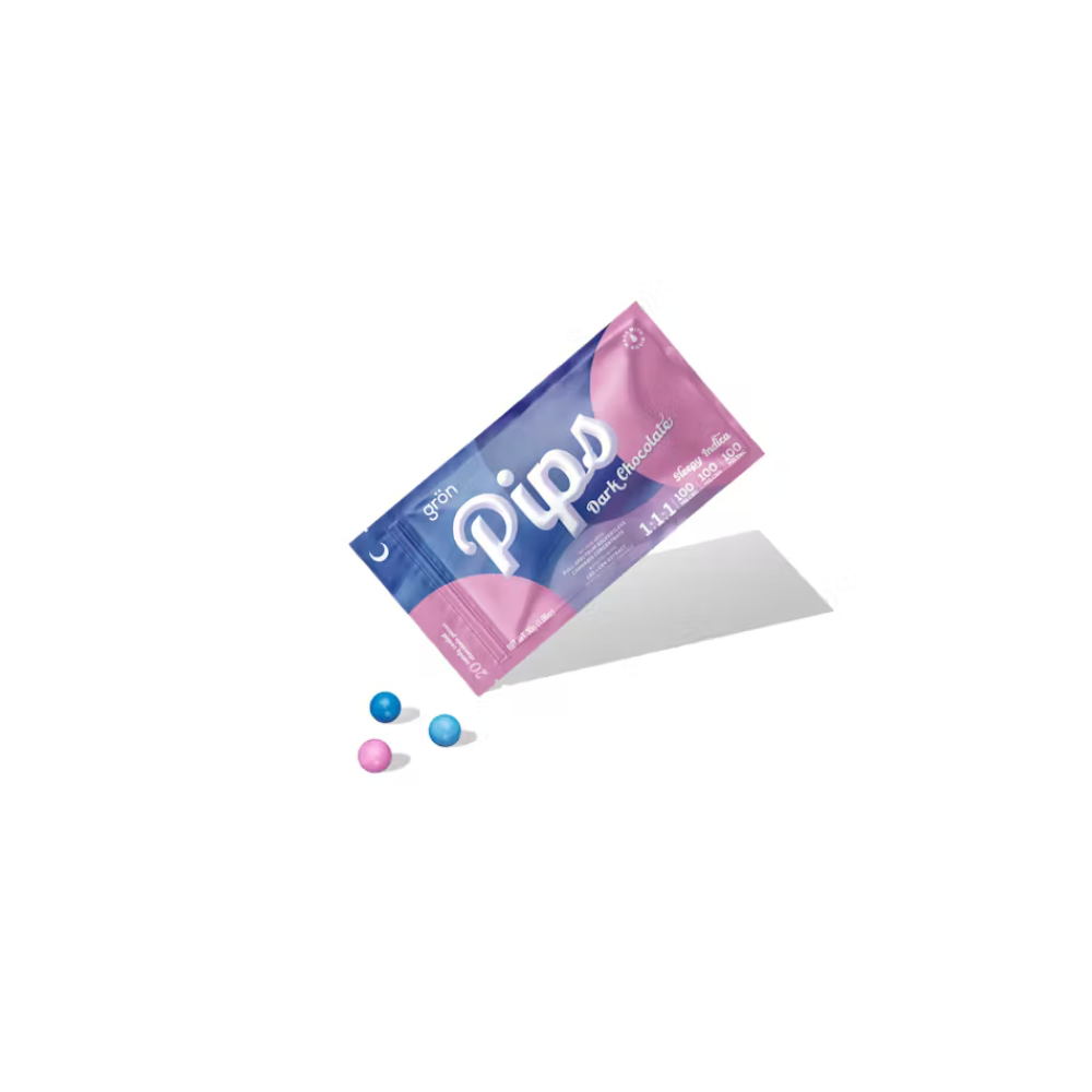 1:1:1 Dark Chocolate Pips - CBD/CBN/THC - Sleepy Indica - Edible