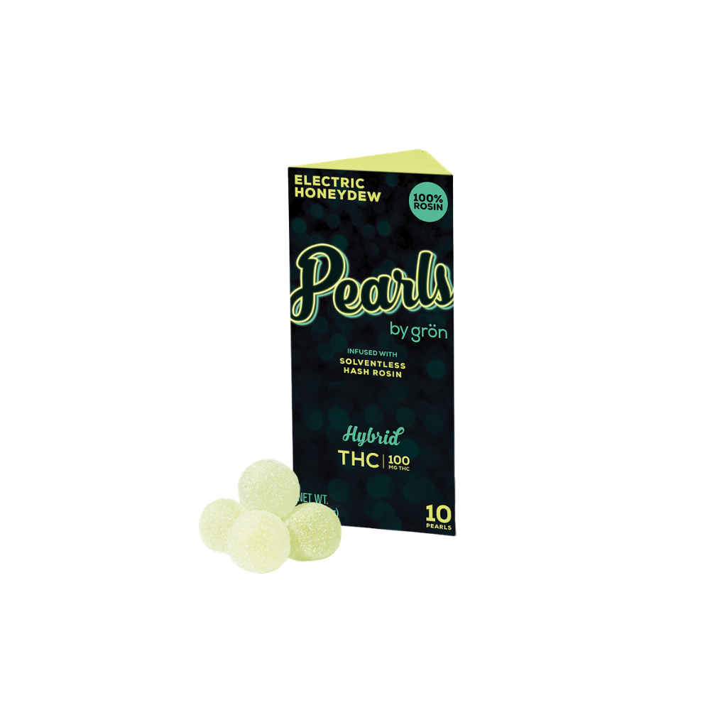 Electric Honeydew Pearls - 10mg Rosin - Edible