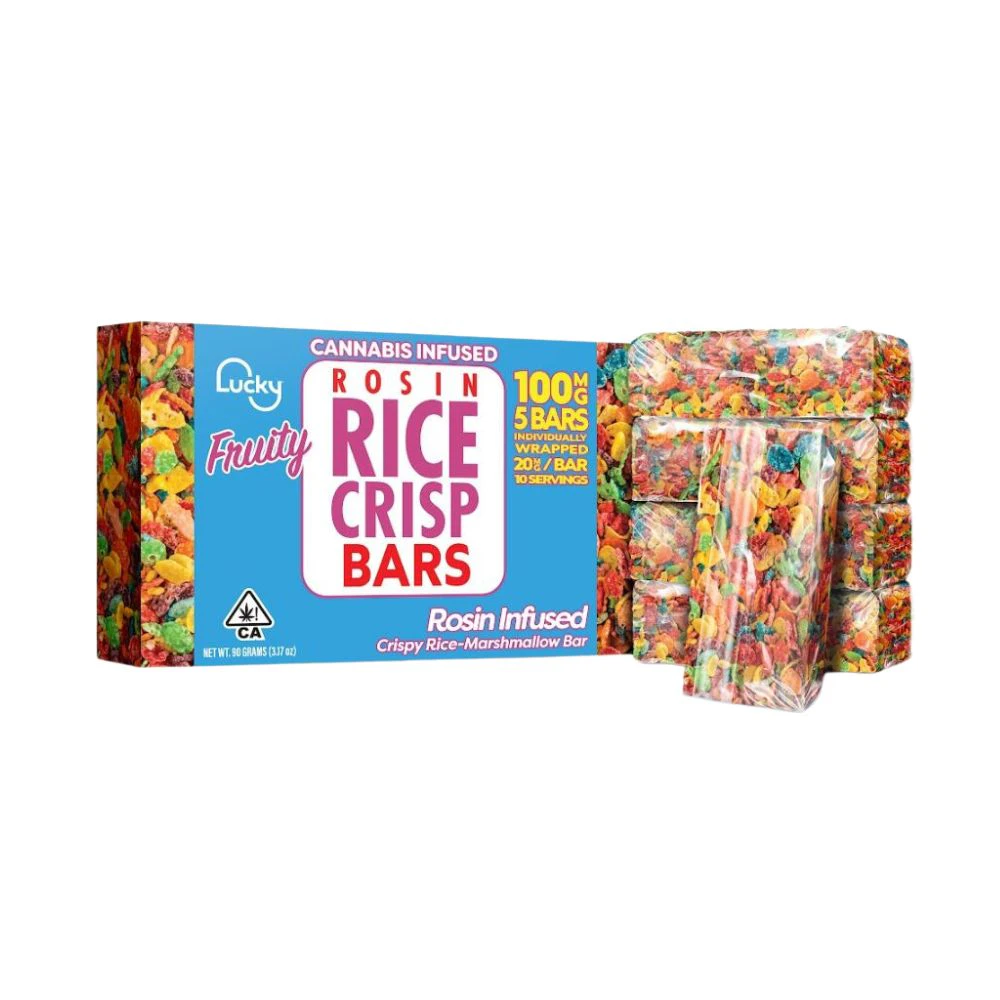 Lucky - Lucky - Crispy Rice Bars with Rosin - Fruity - 100mg Main Image