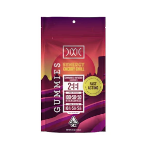 DIXIE - SYNERGY 2:1:1 CHERRY CHILL GUMMIES - DIXIE