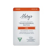 CBG FOCUS PATCH - MARY'S MEDICINALS